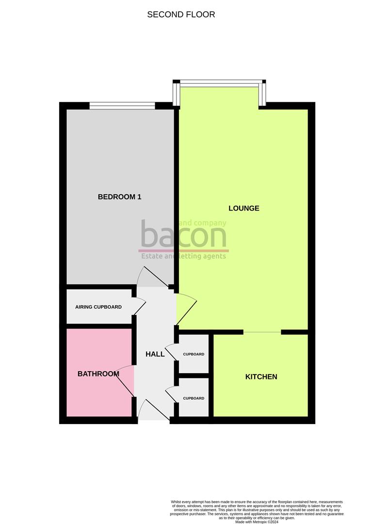 Floor Plan | Flat - Retirement | Penrith Court, Broadwater Street East, Worthing | For Sale